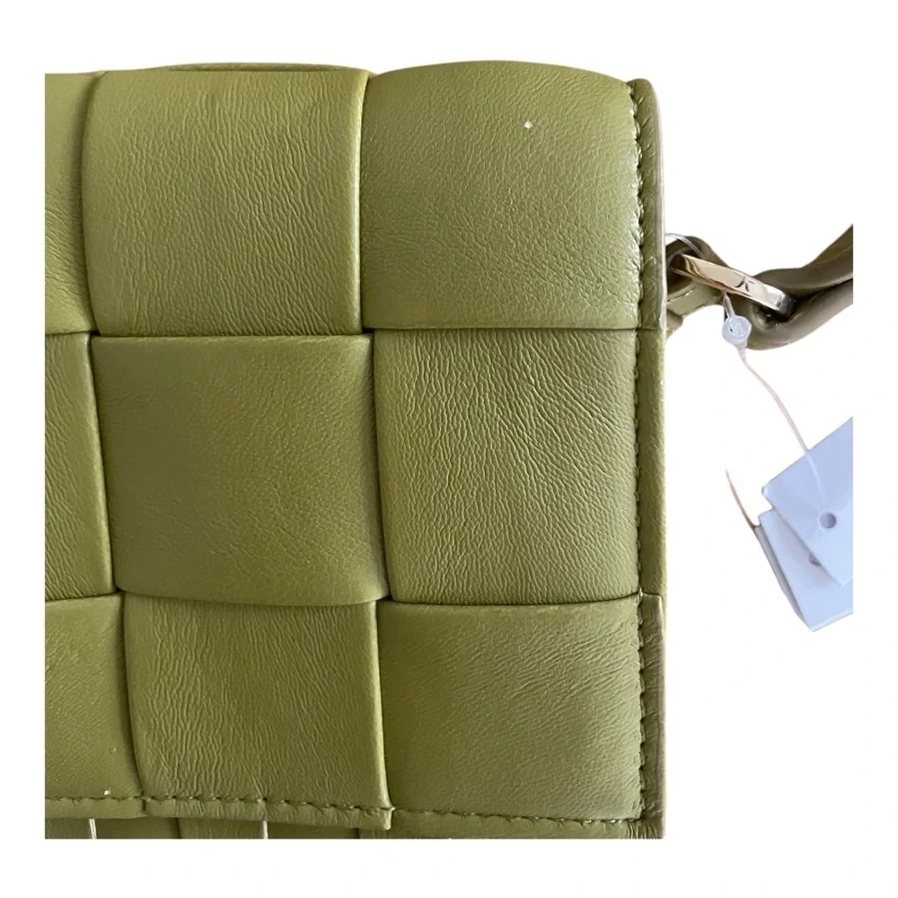 Topshop NWT Woven Olive Crossbody Bag